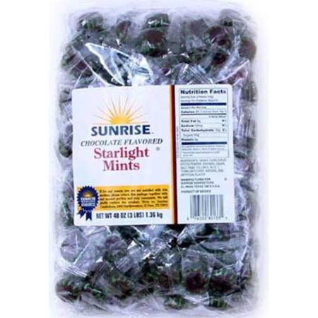 SUNRISE CONFECTIONS SC Choco Starlight 3lbs Bag, PK8 S8148807